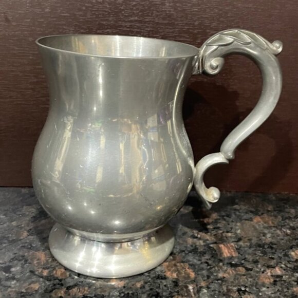 VINTAGE ENGLISH PEWTER MUG MADE IN ENGLAND - Picture 12 of 15